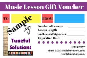 Picture of Gift Voucer for Music Lessons